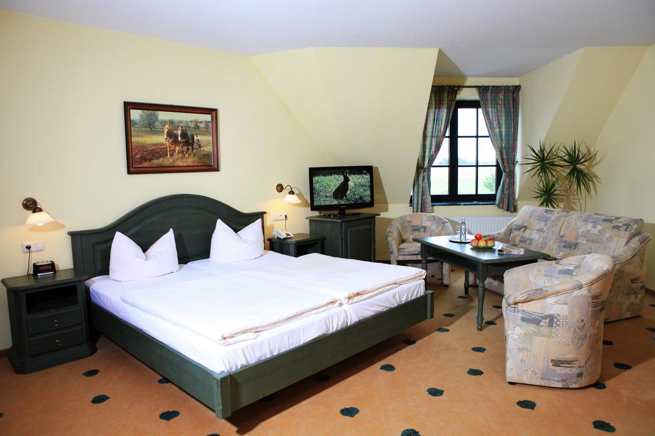 Mueritz Landhotel Gruener Baum Gotthun Buitenkant foto